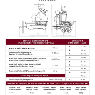 BerKel Volano B114 Custom Made retro wit