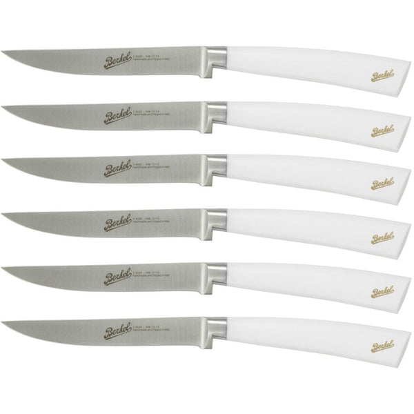 6-Piece Elegant Knife Set - White