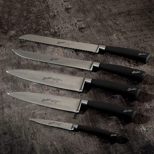 Messenset in zwartleren blok, 5 delig - Berkel Elegance - Afbeelding 4