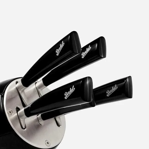 Messenset in zwartleren blok, 5 delig - Berkel Elegance - Afbeelding 3